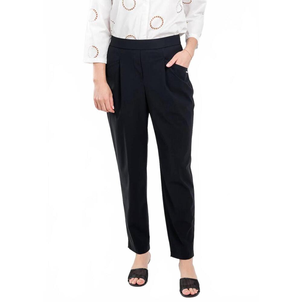 NEW RAFFAELLO ROSSI liliana 7/8 pants with pocket in black